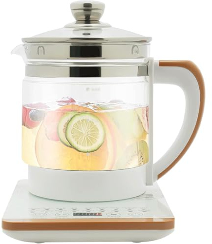 OZLMBERN Electric Kettle Health Pot Glass Flower Tea Pot Multi-functional Tea Maker Electric Kettle Decoction Pot