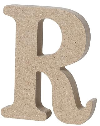 Tofficu Holz Alphabet Buchstaben Plakette Individuelle Wanddekoration Aus Natürlichem Holz Perfekt Für Zuhause Büro Hochzeiten Und Partys Buchstabe R