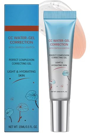 Asiatica Creme, Anti-Feuchtigkeitscreme, CC Red Correct, 15 ml, Farbkorrektur, Gesichtspflege, automatischer Teint-Perfektionierer mit Farbkorrektur