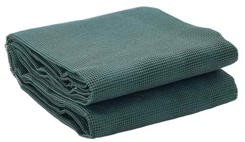 vidaXL Zeltteppich Grün 300 x 200 cm Polyester, Moderne, leichte Zeltmatte, strapazierfähige Campingunterlage, outdoor für Komfort, Freizeit-Ausrüstung