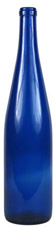 Bottiglie di vino in vetro blu cobalto da 12-750 ml per l'albero delle bottiglie