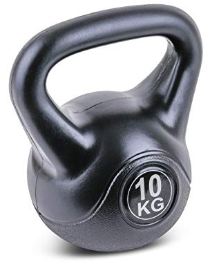trenas Basic Kettlebell aus Kunststoff | 2 kg bis 20 kg | Kugelgewicht | Kugelhantel | Gewichtstraining | Kettle Bell