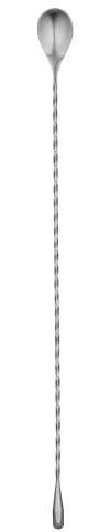 Restaurantware-16 Inch Bar Spoon, 1 Corkscrew Handle Cocktail Stirrer Spoon - Long, Commercial, Stainless Steel Cocktail Mixing Spoon, For Stirring And Mixing Cocktails For Professionals