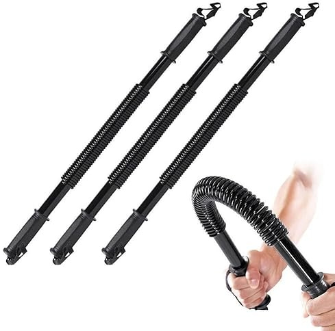 Onpira® Profi Königsfeder Biegehantel – 5 Stärken von 20 bis 60 kg auswählbar – Armtrainer Krafttraining Fitness Training Brust Schulter Oberkörpertrainer Muskelaufbau Sportgerät