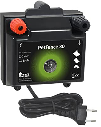 Eider Weidezaungerät PetFence 30-230 Volt - für Kurze Zaunanlagen, Kleintiere und Haustiere - Schutz vor Marder, Dachs und Waschbär