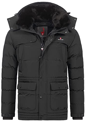 Höhenhorn 21D13 Achalm Herren Winter Jacke Schwarz Gr. L