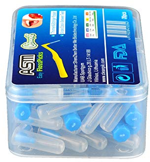 20 spazzole interdentali con setole in filo di dimensioni 0,7 mm Dental Stick pulizia interdentale interdentale