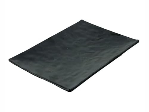 Tognana TOG800N06 Piatto Rettangolare Show, Nero, 30 x 21 cm, Ceramic