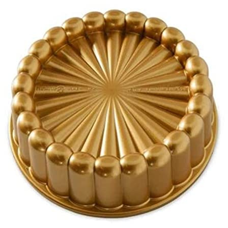 Charlotte - Molde de aluminio para tartas (24 x 7 x 2 cm)