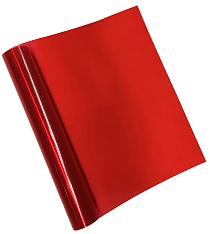 Cozylkx Tönungsfolie Aus Vinyl Für Autoscheinwerfer, Nebelscheinwerfer, Rücklicht, Selbstklebende Autolichter, Aufkleber, Tönungsfolie,Rot,40cm × 200cm