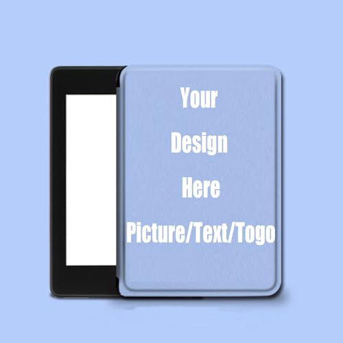 Benutzerdefinierte Foto-Personalisierte Hülle Für 6 Zoll Kindle Paperwhite 10. Generation 2018 – Passen Sie Kindle Paperwhite 4 E-Reader-Hülle An,Mit Automatischer Wake/Sleep-Smart-Shell,Zwei Bil