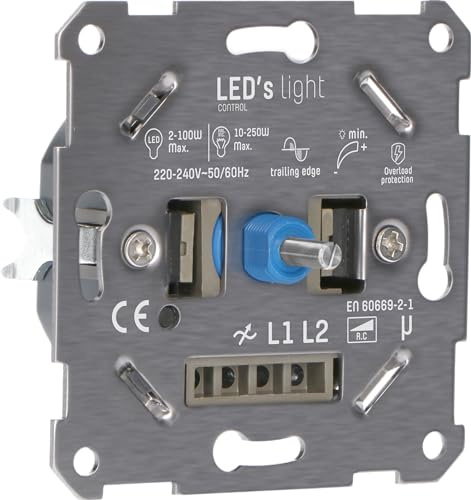 LED's light 191011 LED-Dimmer für LED 2-100W Halogen 10-250W Markenkompatibel