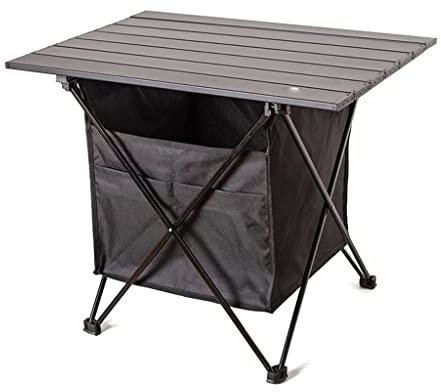 Campingtisch für draußen, tragbar, faltbar, Ultraleicht, Aluminium, Picknick-Klapptische für draußen (Farbe: A, Größe: Mittel)