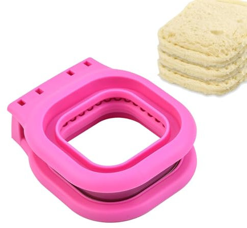 Sandwich Sealer - Bread Sandwich Mould Cutter, Multifunctional Sandwich Cutter, Square Pocket Sandwich Cutter, Crustless Breakfast Sandwich Cutter and Sealer for Children