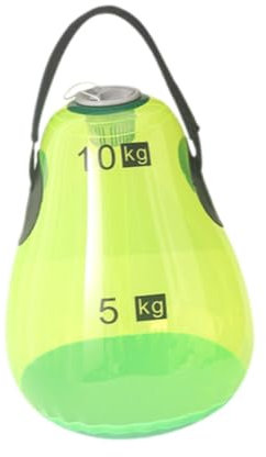 Baoblaze Wassergefüllte Kettlebell, Reise-Kettlebell, Mehrzweck-Gewichtstraining, Fitness, Gewicht verstellbar, für Kniebeugen im Haushalt, Grün 5kg