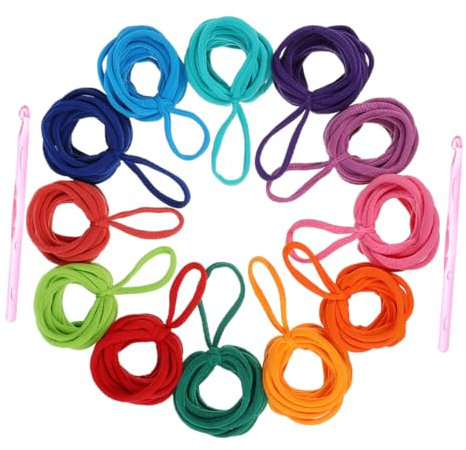 HOMSFOU 2 Ensembles tissé Passants Tissu Corde Tissage d'élastiques coloré Boucles de Tissage Boucles de manique de métier à Tisser kit métier manique Plastique