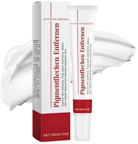 Crema per il viso per macchie di pigmento, crema sbiancante contro macchie scure, vitamina C, crema per il viso, 20 g