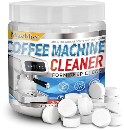 Pastiglie Di Pulizia Senza Fosfati Per Macchine Da Caffè Completamente Automatiche, Compresse Di Pulizia Per Macchine Da Caffè,Decalcificante Macchina Caffè, Macchina Caffè Automatica,100PC
