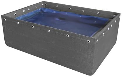 Foldable Aquaculture Pool for Koi Breeding, Portable Fish Pond Reservoir, Above Ground Water Storage Tank, Compact Design