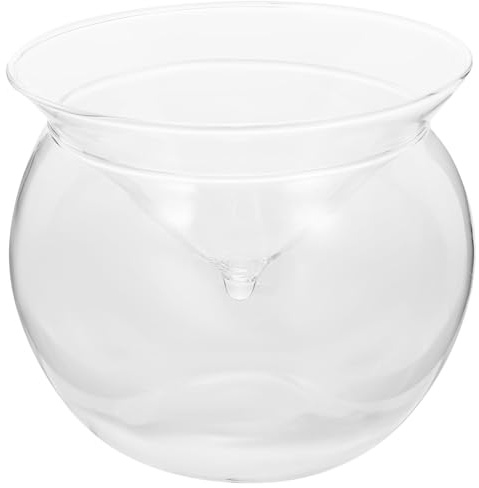 STOBAZA Bicchiere da Cocktail Design Rotondo Base Triangolare Creativo in Vetro Borosilicato Alto Facile da, Superficie Liscia per Domestico e Hotel