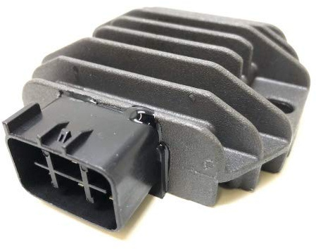 Spannungsregler Gleichrichter 6-polig passend für Yamaha XV 1600, XVS 125–1100, MBK Cityliner, Skycruiser, X-Max, X-City, YFM – Bordnetzregler für Lichtmaschine