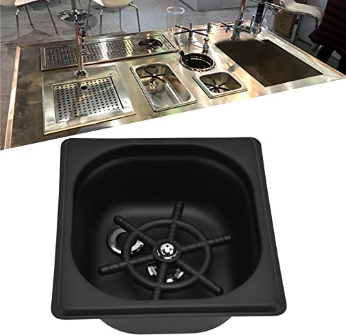Lavadora de Vasos, Limpiador Automático de Botellas de Vidrio, Enjuagador de Alta Presión, Accesorios de Fregadero de Cocina, Acero Inoxidable, para Hogar y Laboratorio, Negro