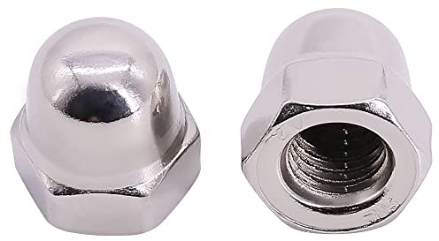5/16-18 (40 Pcs) Acorn Cap Nut, 304 Stainless Steel 18/8, Hex Drive, Hex Dome Head Cap Nut