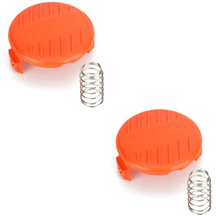 MOECSHSY RC-100-P Trimmer Spool Cover Cap,Durable Spool Cap for BLACK+DECKER Compatible with GL280-1825 Spool Cover Caps Replacement 2 Pack