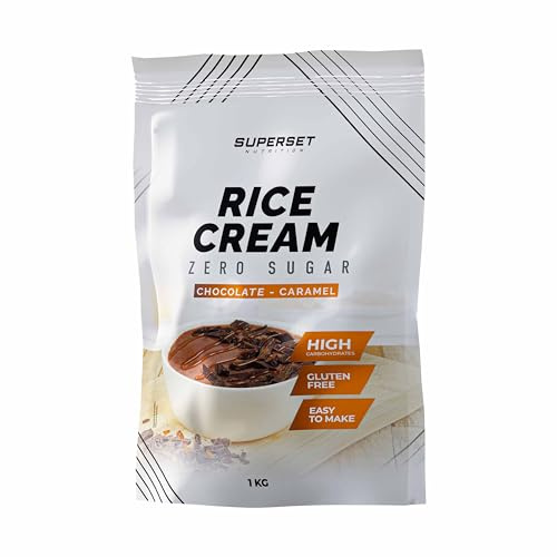 Superset Nutrition - Rice Cream (1kg) - Cremes aus Reis - Köstliche Reiscreme mit wenig Zucker - Karamell-Schokolade