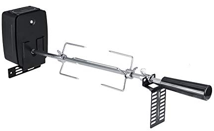 Haofy Kit de Asador Universal con Motor Eléctrico para Barbacoa Acero Inoxidable Accesorio para Parrilla para Camping, Picnic, Barbacoas al Aire Libre