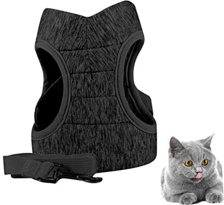 BUGUUYO Katzengeschirr Aus Materialien Für Sichere Nutzung Brustschutz Für Katzen Leicht Und Atmungsaktiv Einfach Zu Reinigen Modisches Design Für Haustierbedarf
