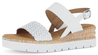 Gabor dam remsandaler, damsandaler, Vitt silver 51, 39 EU