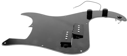 Vaguelly Pb Bass Prewired Loaded Pickguard Mit Pickup Für Precision-bassgitarre Schraubenlöcher Kratzschutzbeschichtet Tortoise Shell Design Kompatibel