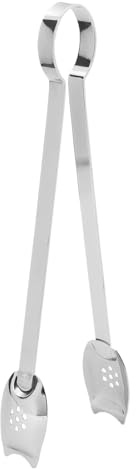 Kitchen Tongs, Stainless Steel for Frying, Grilling and Cooking, 24 cm, Silver