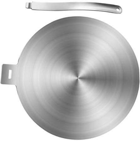 Cabilock Adaptador Difusor de Calor para Placa de Inducción de Acero Inoxidable y Compatible Varias Estufas Resistente para Uso Doméstico