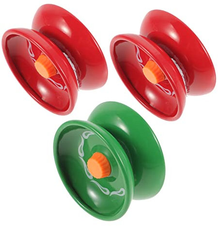 ibasenice 3stücke Teiliges Junge Mädchen-yoyo Langlebigem Legierungsstahl Mit Schnellem Rotationseffekt Kindersicher Und Fördert Die Fingerfertigkeit Lernspielzeug Für Jungen Und Mädchen