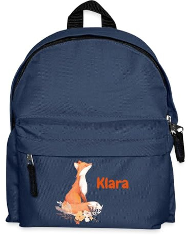 Tenii® Kinderrucksack personalisiert Fuchs Kindertasche, Turnbeutel, Kindergartentasche
