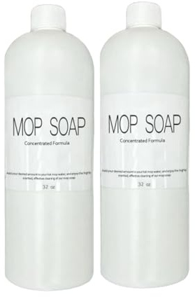 R & W - Jabón de fregona para limpieza de suelos, 120 ml, jabón de fregona Blyss altamente perfumado, suministros de limpieza de pisos multisuperficie para baño y cocina (2 unidades)