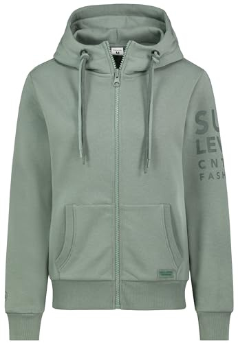Sublevel Sweatjacke Hoodie Sweater Kapuzenpullover Übergangsjacke Frühlings