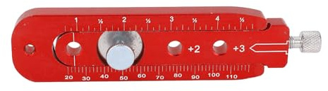 LOCADENCE Woodworking Compass Scriber, Aluminium Alloy Portable Adjustable Woodworking Scriber Line Maker, Metric Inch Arc Drawing Ruler Marking Tool 165mm