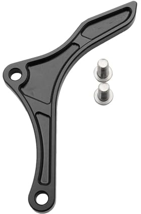 Chain Protector Guard Motorcycle CNC Aluminum Chain Pinion Protective Cover For YAMAHA YZ250F YZ450F YZ250FX YZ450FX WR250F WR450F(Black 2)