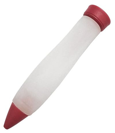 Penna Per Decorare Torte - Morbido Silicone Alimentare, Serbatoio Lavabile, Punta Fine Per Glassa, Cioccolato E Panna | Accessorio Per Pasticceria Domestica, Laboratorio Di Dolci, Decoratore Di Dolciu