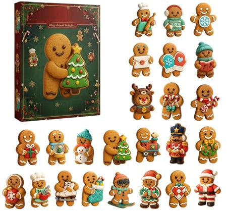 Christmas Advent Ornament 2025 | 2D Acrylic Festive Decoration - 24 Days Pendant Advent Countdown Calendar, for Home Decorators, Front Door, Living Room, Bedroom, Wall, Fireplace, Garden, Windowsill