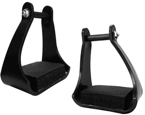 Stinchiere Cavallo 1 paio di staffe di sicurezza western leggere for equitazione, in plastica ad alta resistenza, antiscivolo, for sella.