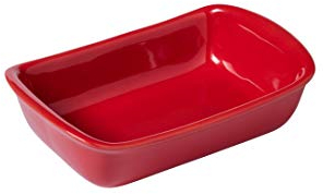 Pyrex Supreme Fuente para horno Cerámica, rojo, 22 x 15 cm