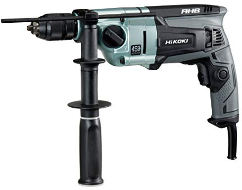 HIKOKI 51212416 - Perceuse électrique 860W Mandrin 13mm 2 vitesses 1100-3200rpm D13VLZ Noir