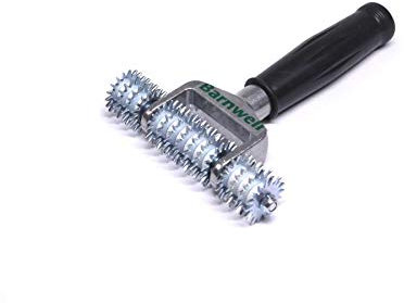 Barnwell Spiked Star Wheel Carpet Heat Seam Roller 5'' Plastic Handle