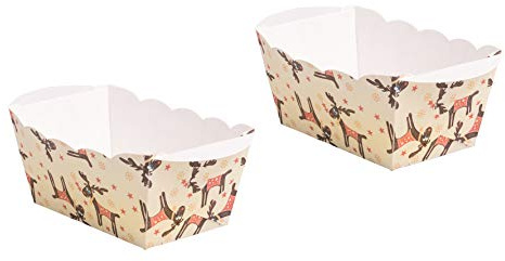 Demmler Bakform och baktillbehör med älgmotiv – 2 minibakformar – 20 stycken – Made in Germany
