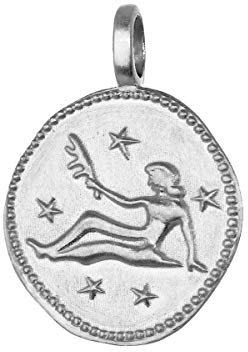 NKlaus Virgo signo zodiacal plata de ley 925 16mm colgante horóscopo 1669