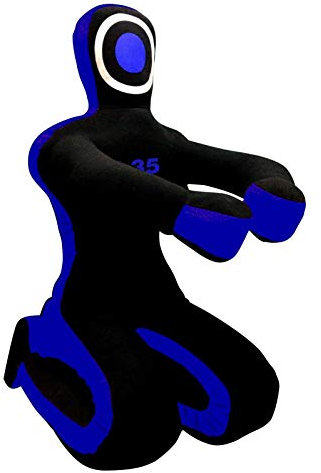 Elegant Wurfpuppe Brasilianischer Jiu Jitsu Ringen Box Dummy MMA Judo Kampfsport(Sitzende) (Schwarz, 150)